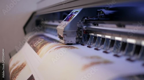 printing on a plotter photo