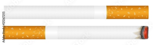 filter cigarette vector illustration isolated / Filter zigarette Vektor isoliert