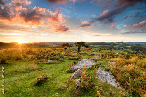 Valokuva Stunning Moorland Sunset