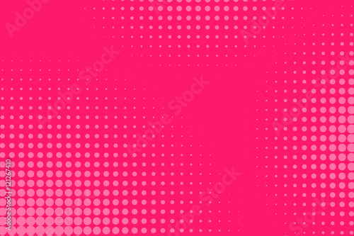Abstract Creative concept vector comics pop art style blank layout template with clouds beams and isolated dots pattern on background. For Web and Mobile Applications, illustration template design