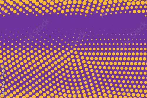 Abstract Creative concept vector comics pop art style blank layout template with clouds beams and isolated dots pattern on background. For Web and Mobile Applications, illustration template design