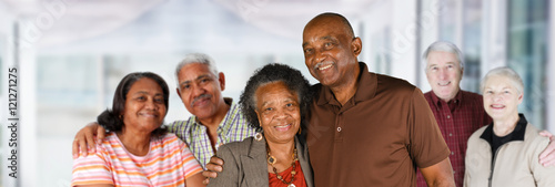 Group of Elderly Couples