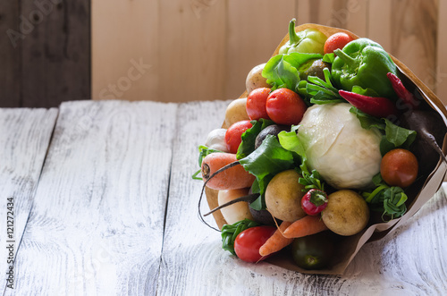 vegetables bouquet unusual
