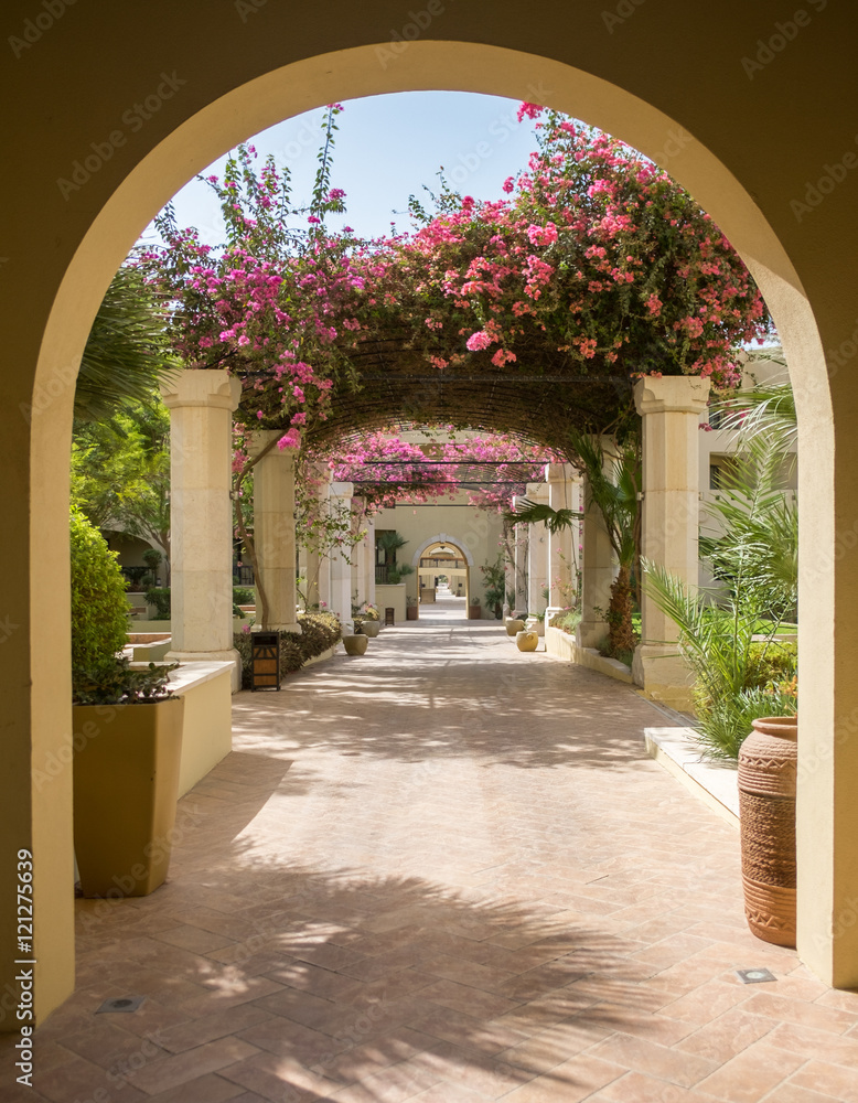 Fototapeta premium middle eastern arched passes