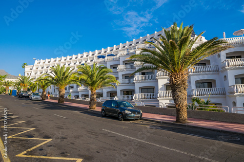 Building of the oriental style luxury hotel, Tenerife island, Spain  © tomikk