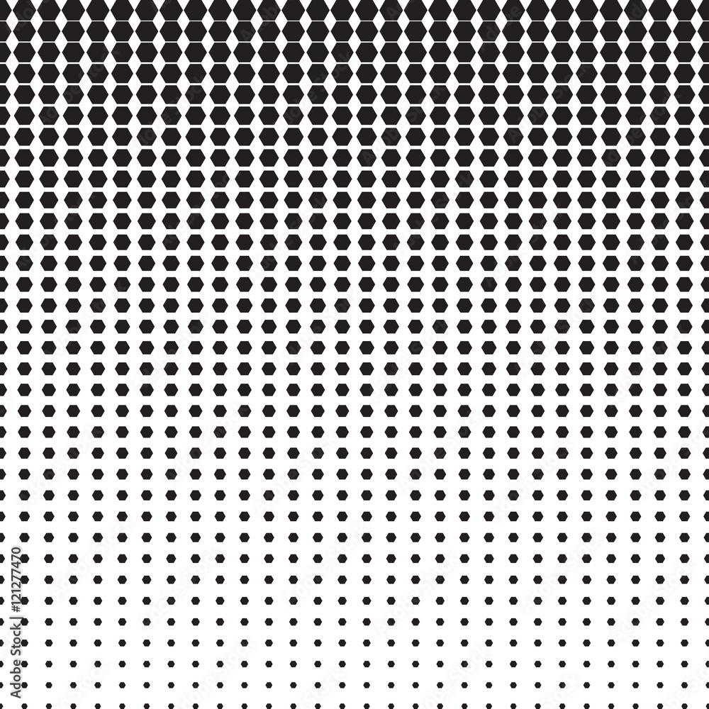 Hexagon Halftone Pattern Hexagon Halftone Pattern