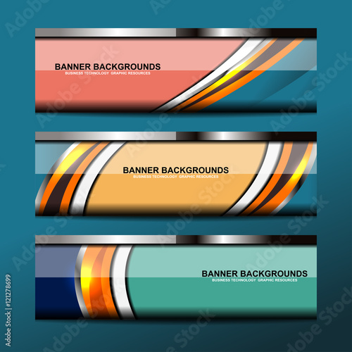 Business Banners Template Design, vector illustration © ijaydesign99