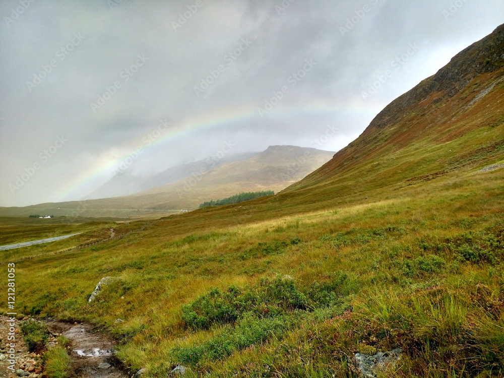 Rainbow on the moor