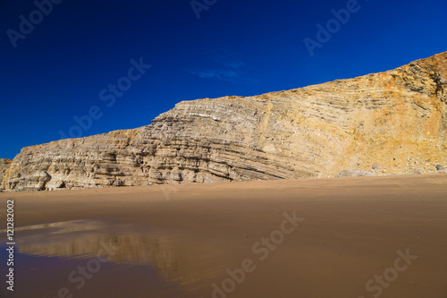 Praia Do Tonel, small isolated beach in Alentejo region, Sagres, Portugal