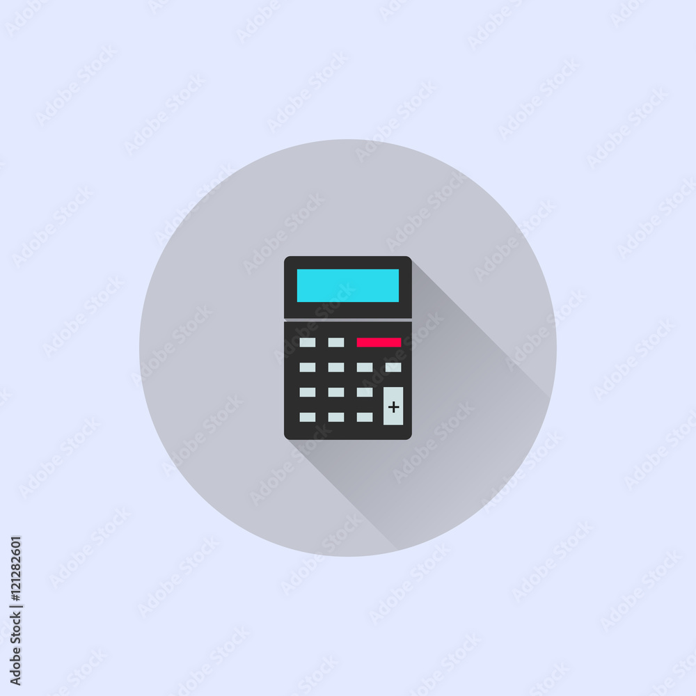 calculator icon. flat style calculator icon. flat style