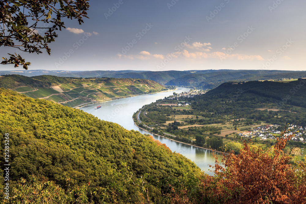 View from Gedeonseck onto the Upper Middle Rhine Valley