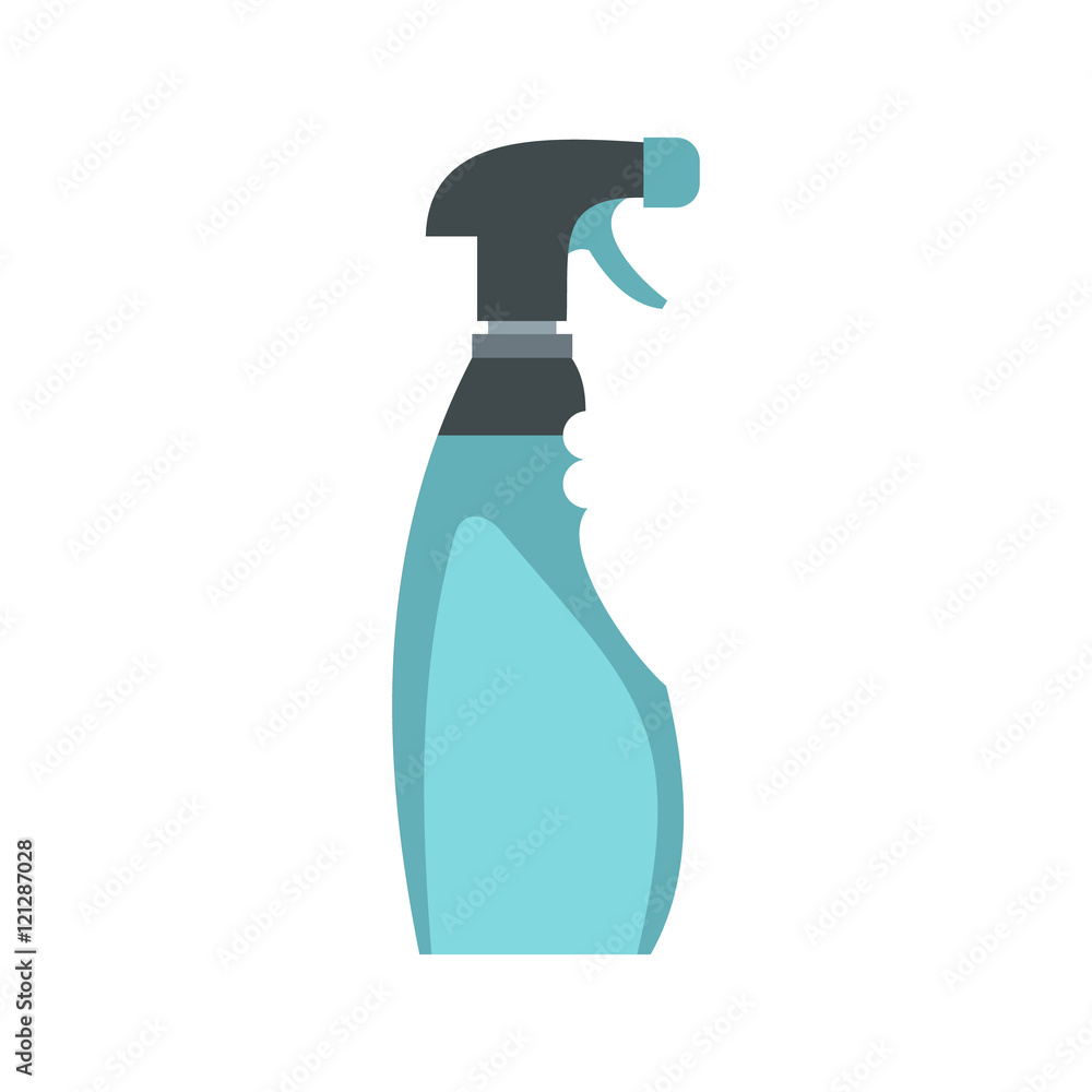 Cleaner for windows icon in flat style isolated on white background. Cleaning symbol vector illustration Cleaner for windows icon in flat style isolated on white background. Cleaning symbol vector illustration