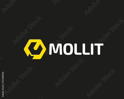 Repair service tool shop sign logotype. Creative idea wrench icon mechanic logo. Negative space symbol.