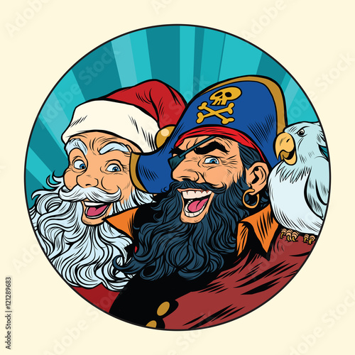 Santa and the pirate