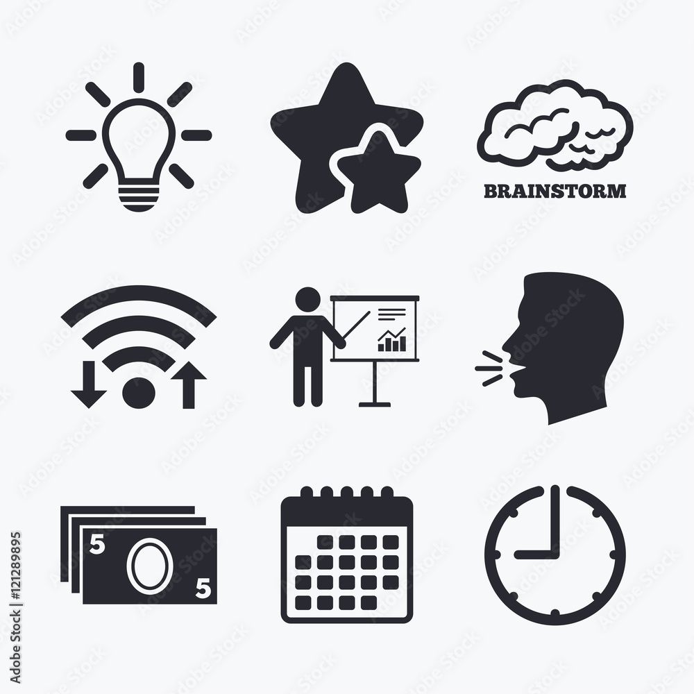 Presentation billboard, brainstorm. Cash money. Presentation billboard, brainstorm. Cash money.