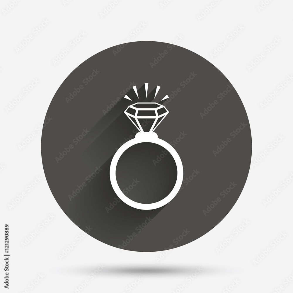 Ring sign icon. Jewelry with diamond symbol. Ring sign icon. Jewelry with diamond symbol.