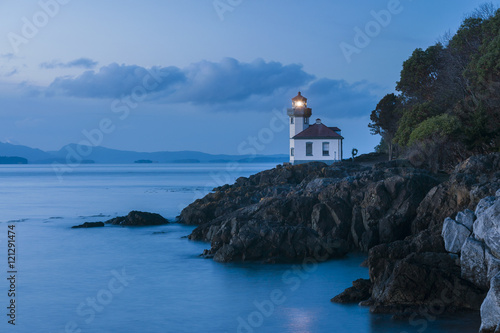 Lime Kiln Point State Park. This park is considered one of the best places in the world to view whales from land.This lighthouse is set on the west side of San Juan Island in Washington state.