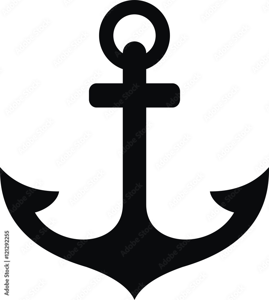 Anchor silhouette Anchor silhouette