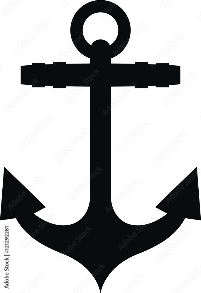 Anchor silhouette Anchor silhouette