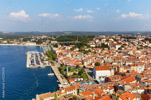 Panoramic view of Rovinj, Croatia, Europe