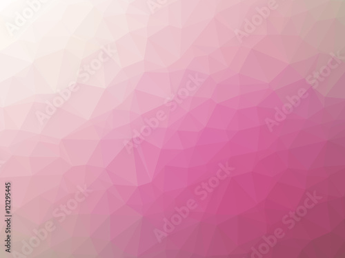 White pink gradient polygon shaped background