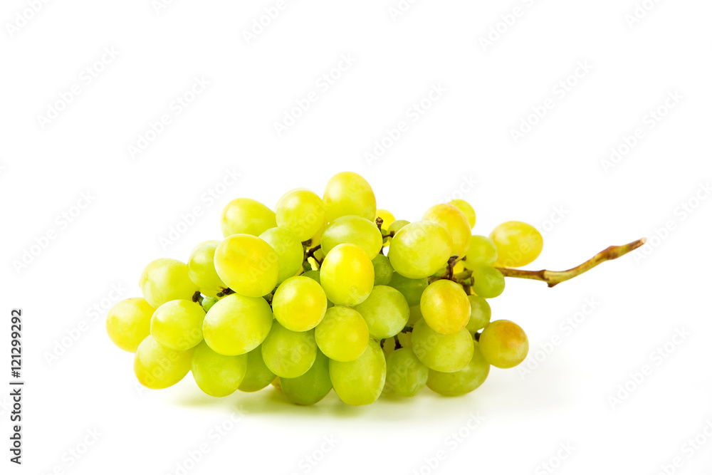 Grapes on white backgound