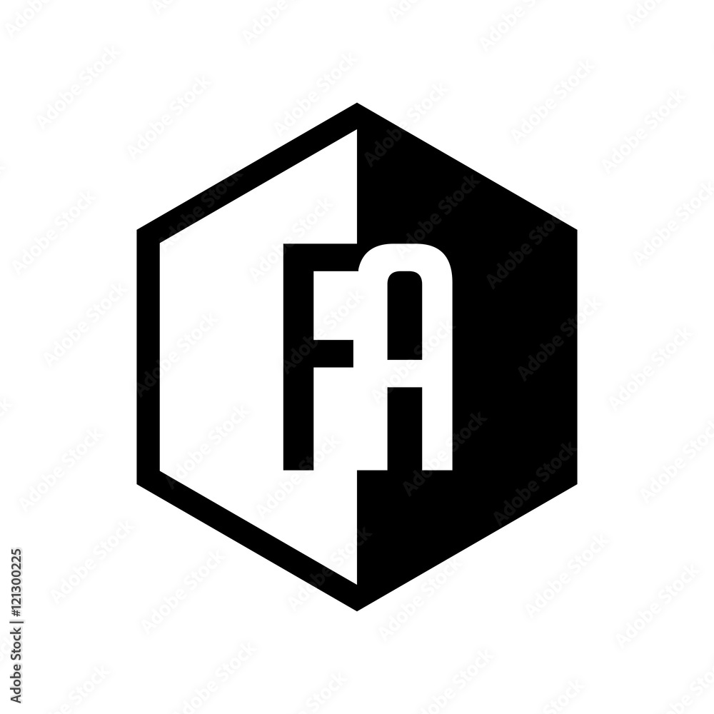 INITIAL hexsagonal HALF LOGO INITIAL hexsagonal HALF LOGO