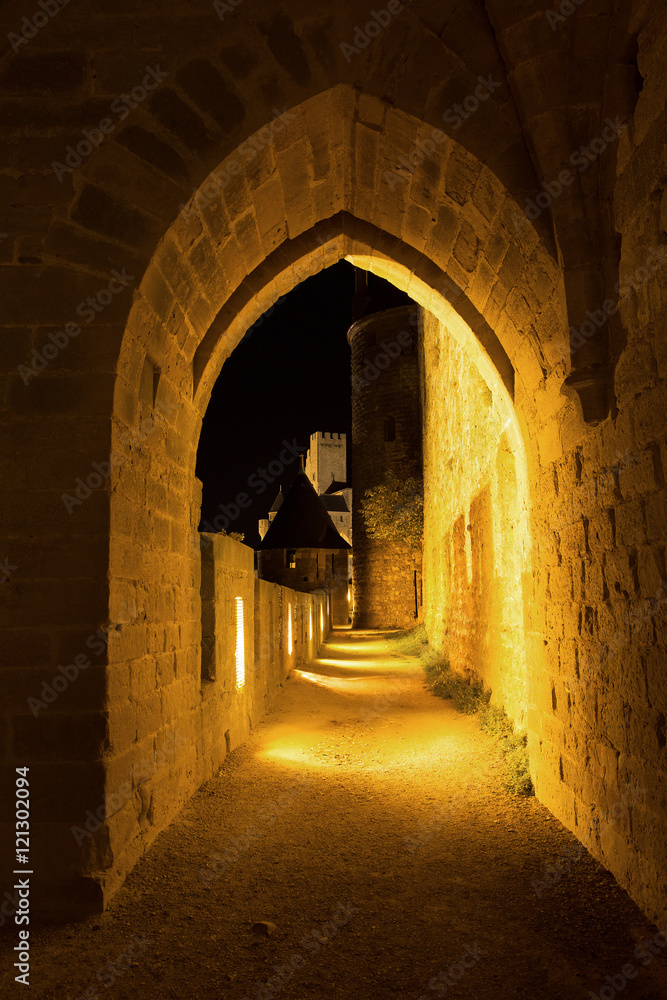 Cité de Carcassonne de nuit - Aude