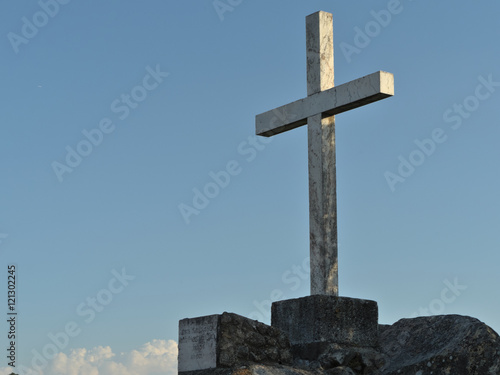 Cross of Nossa Senhora da Penha Chapel. Castelo de Vide, Alentejo, Portugal