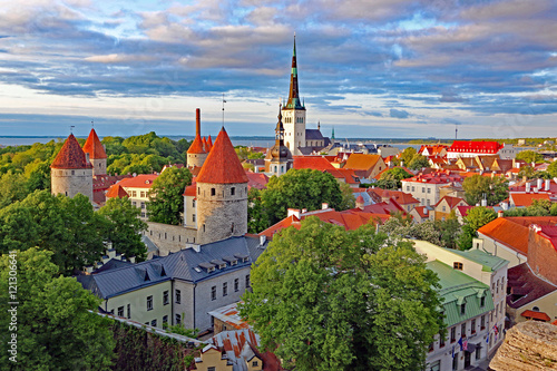 Tallin Skyline, Estonia