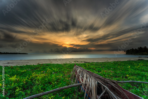 landscape and seascape and skies