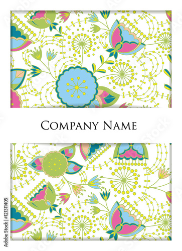 Floral business crad