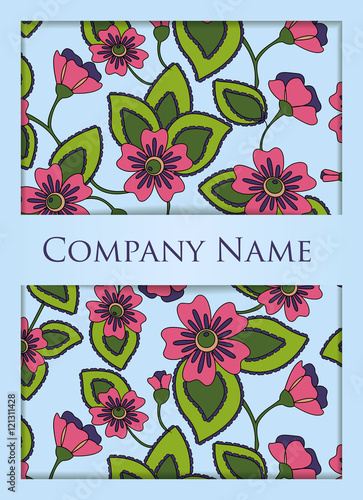 Floral business crad
