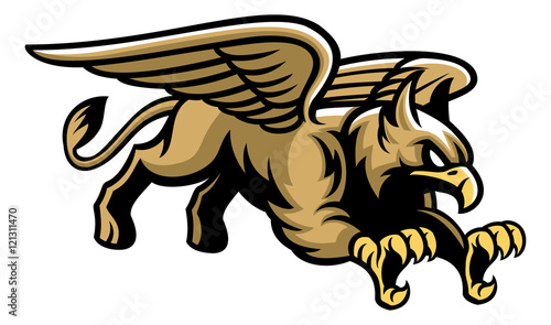 flying griffin mascot