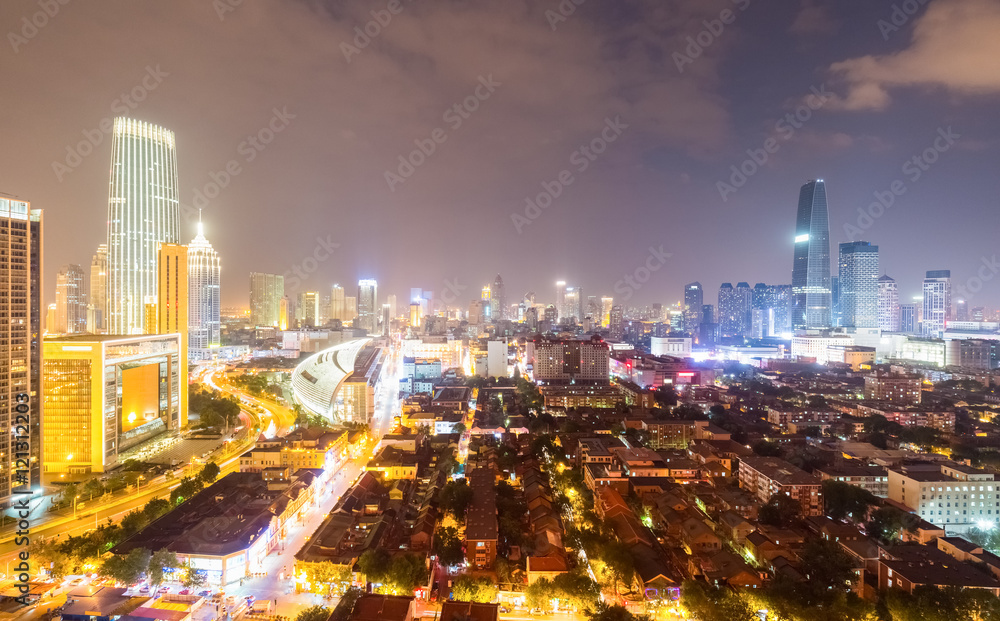 Fototapeta premium tianjin at night