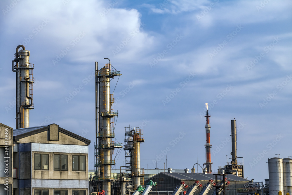 modern manufacturing industry skyline modern manufacturing industry skyline