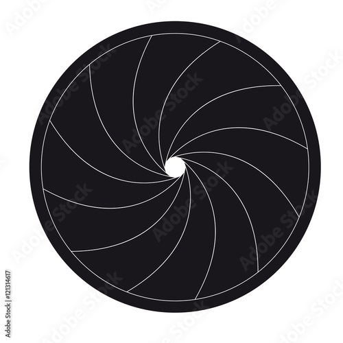 Vector illustration shutter camera