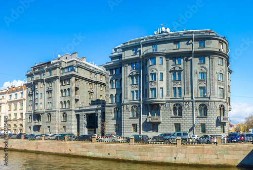 The dark mansion in St Petersburg photo