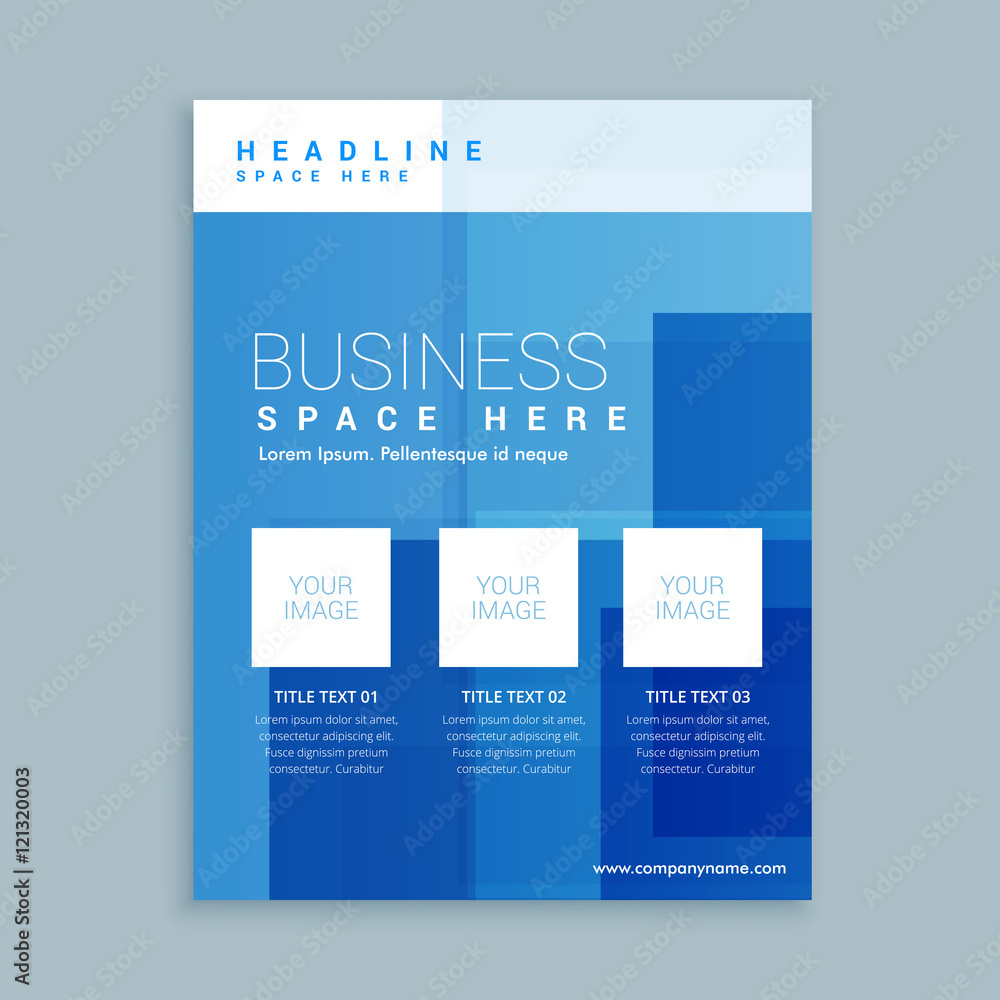 business marketing flyer brochure template