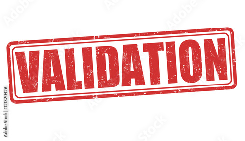 Validation sign or stamp