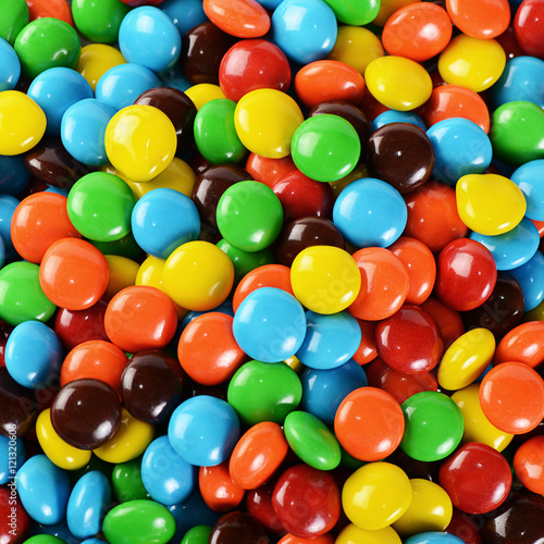 Colorful chocolate candies