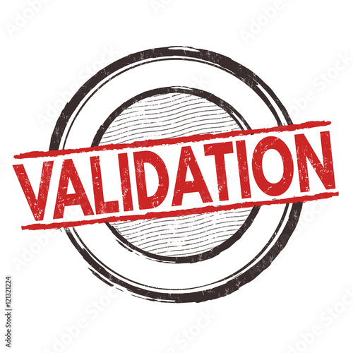 Validation sign or stamp
