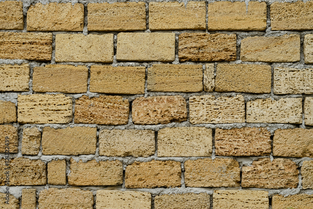 Obraz premium Brick texture with scratches and cracks