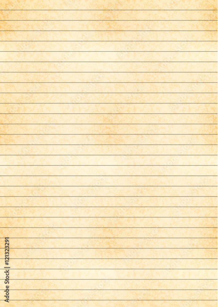 a4 size yellow sheet of old paper with one centimeter grid  Stock-Vektorgrafik | Adobe Stock