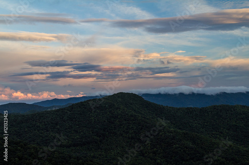 An evening drive through the Blue Ridge Mountains