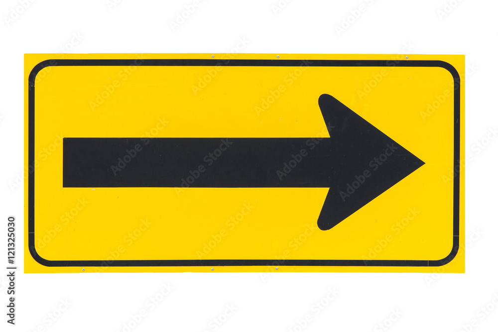 Yellow Arrow Right