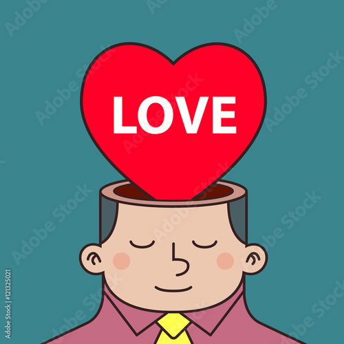 Thinking About Love Inside a Man Head