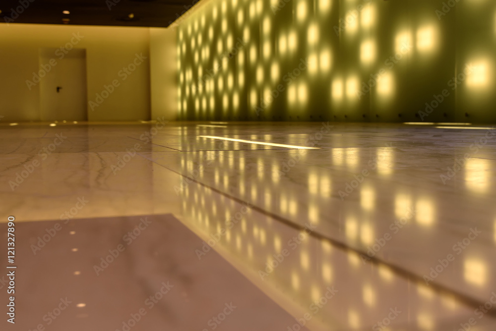 interior hall modern reflection lights