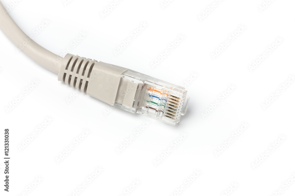 Close up of network cable Close up of network cable