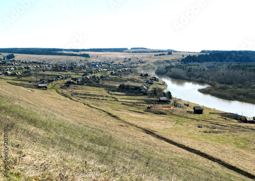 Molebka Village, Perm region, Russia. Perm Anomaly Zone